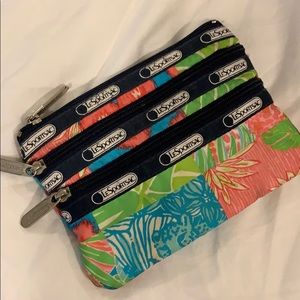 3 zip pouch